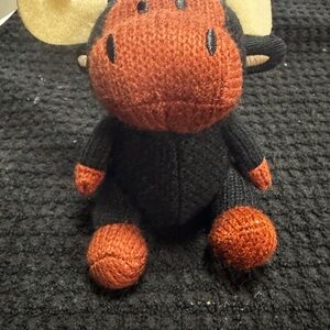 Storypod Knitted Black and Brown Melodee Moose